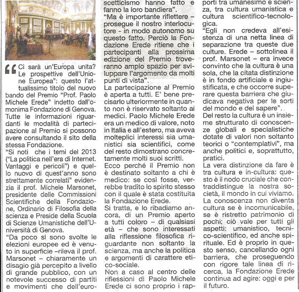 Il Secolo XIX 2014